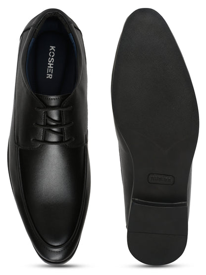 Kosher Black Color lace-up Formal Shoes