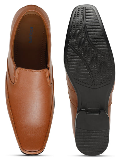 Kosher Tan Color Slip-on Formal Shoes