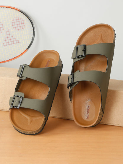 Kosher Olive Men's Casual Sandal