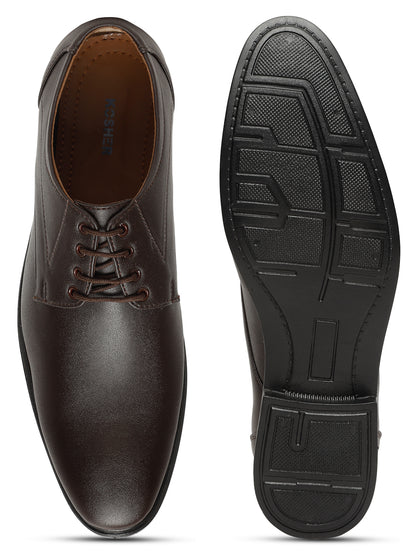 Kosher Brown Color Lace-up Formal Shoes
