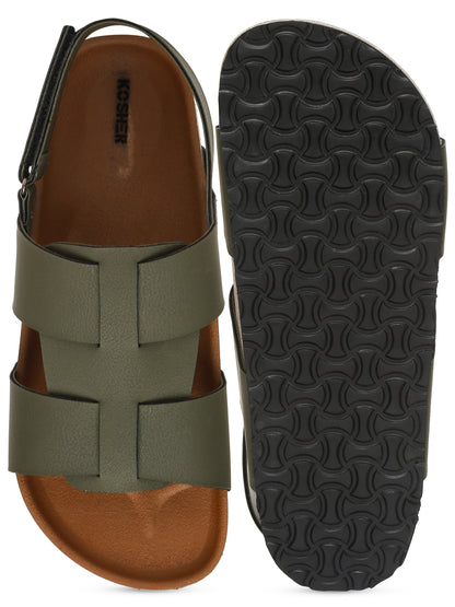 Kosher Olive color casual sandal