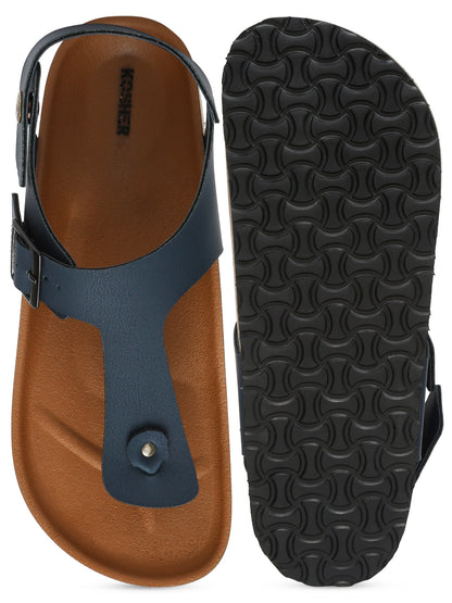 Kosher Navy color casual sandal