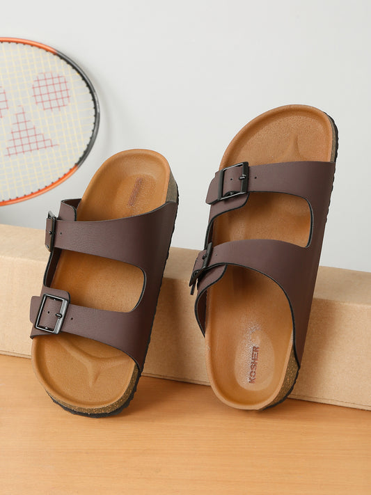 Kosher Brown Casual Sandal For Men