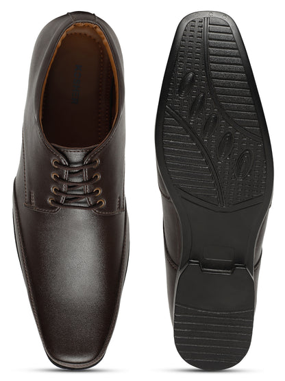 Kosher Brown Color Lace-up Formal Shoes