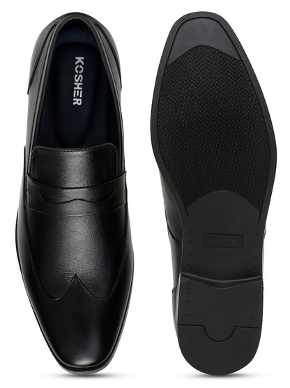 Kosher Black Colour Lace-up Formal Shoes