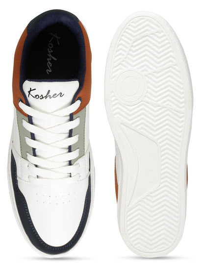 Kosher Men's Colorblock Synthetic Sneakers