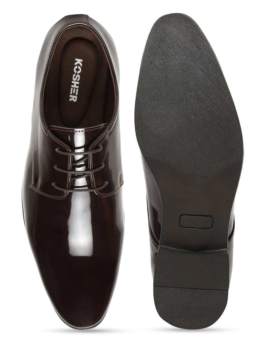 Kosher P.brown Color Slip-on Formal Shoes