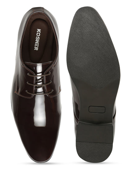 Kosher P.brown Color Slip-on Formal Shoes