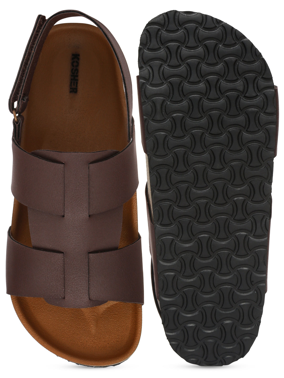 Kosher Brown color casual sandal