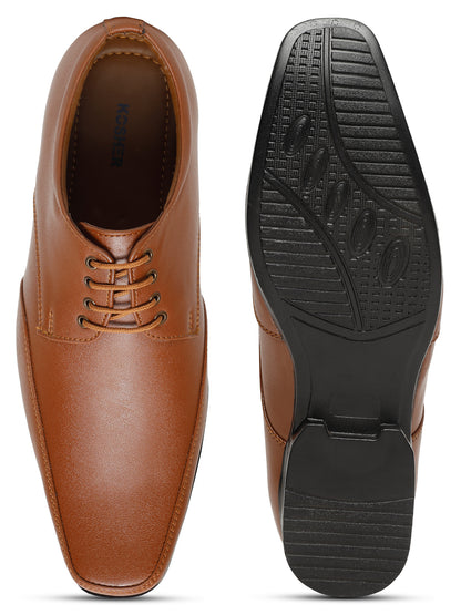 Kosher Tan Color Lace-up Formal Shoes