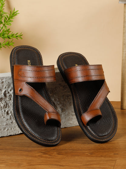 Kosher Tan Men's formal slipper