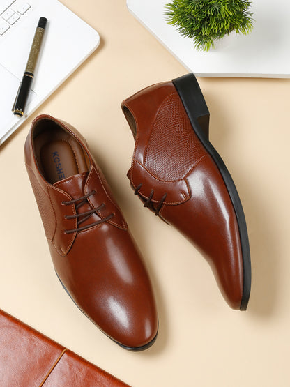 Kosher Tan Color lace-up Formal Shoes