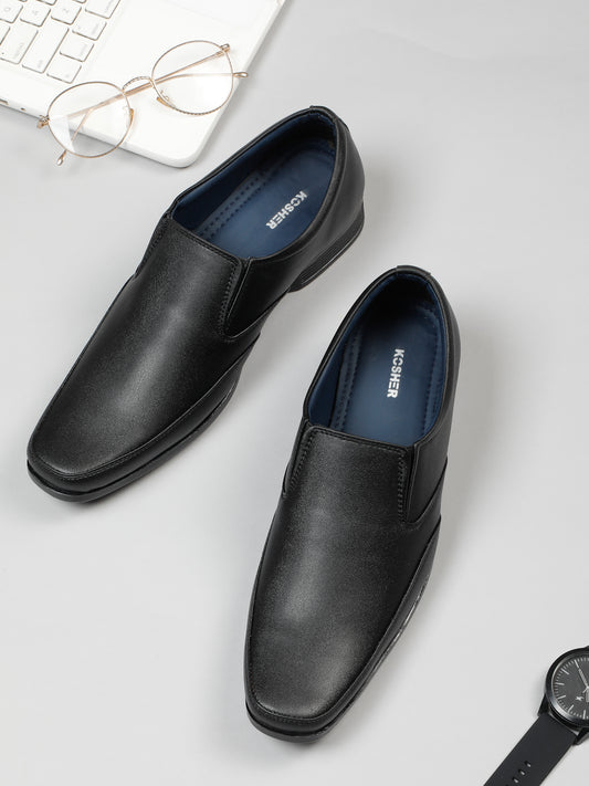 Kosher Black Color Slip-on Formal Shoes