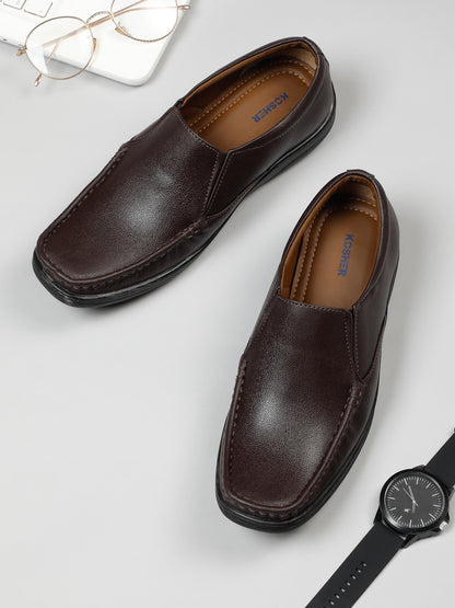 Kosher Brown Color Lace-up Formal Shoes