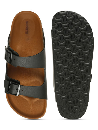 Kosher Black Men's Casual Sandal