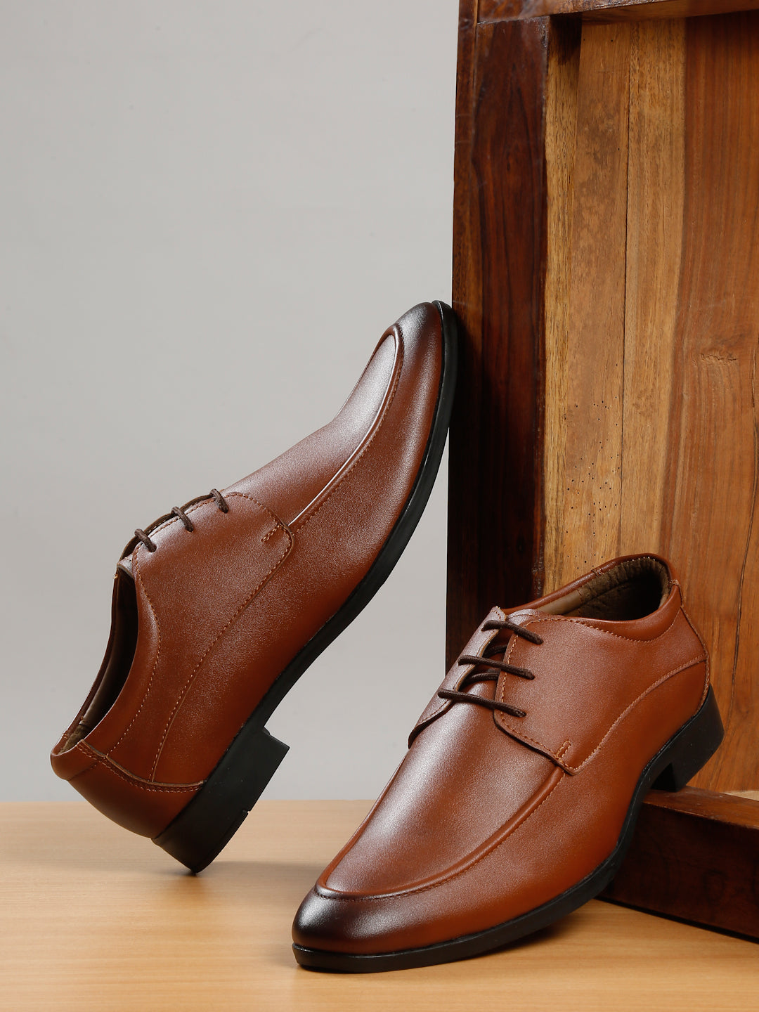 Kosher Tan Color lace-up Formal Shoes