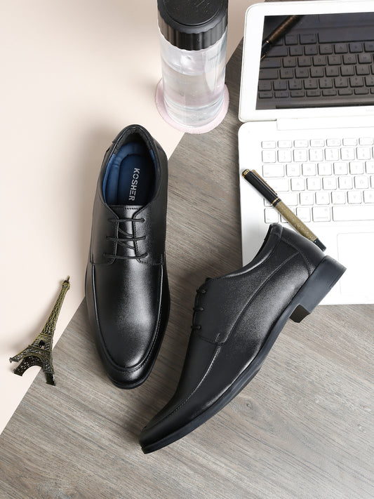 Kosher Black Color lace-up Formal Shoes