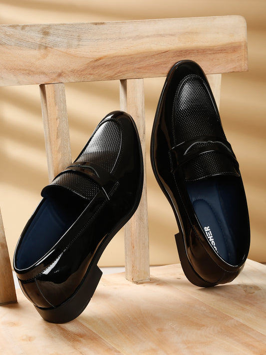 Kosher Black Color Slip-on Formal Shoes