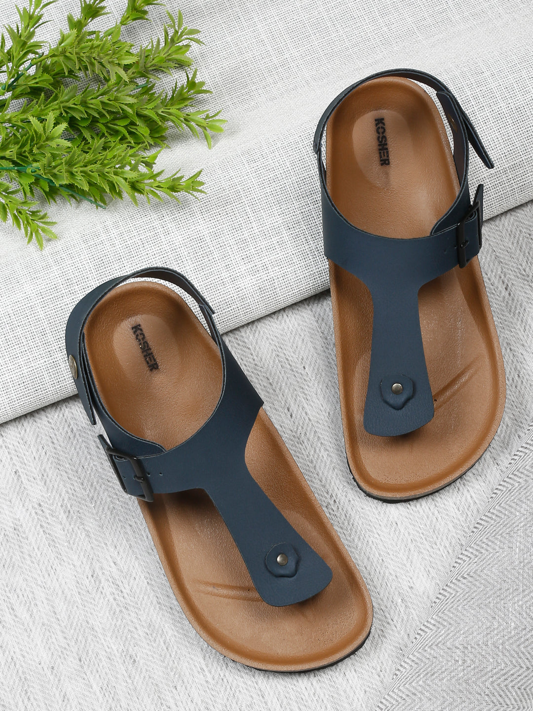 Kosher Navy color casual sandal