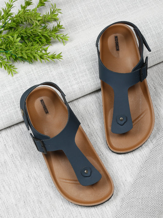 Kosher Navy color casual sandal