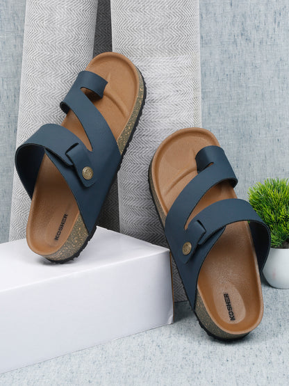 Kosher navy color casual slipper