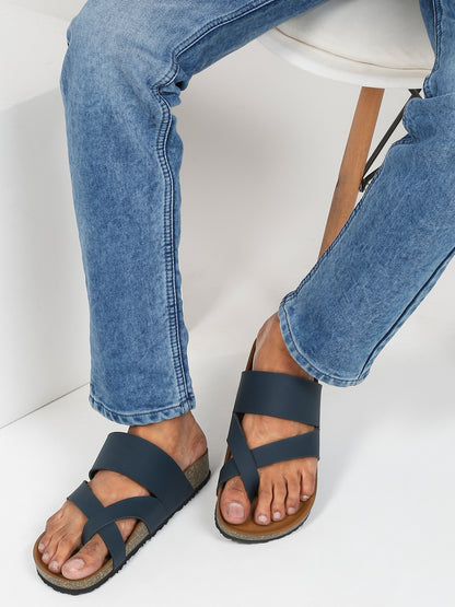 Kosher Navy color casual slipper