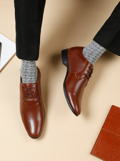 Kosher Tan Color lace-up Formal Shoes