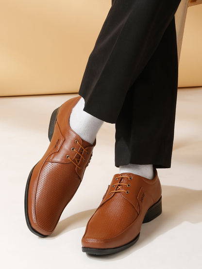 Kosher Tan Color Lace-up Formal Shoes