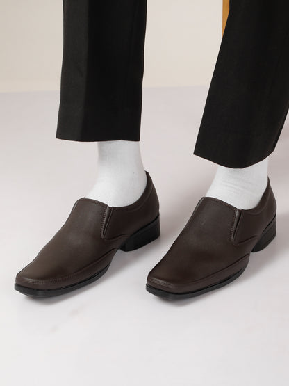 Kosher Brown Color Slip-on Formal Shoes
