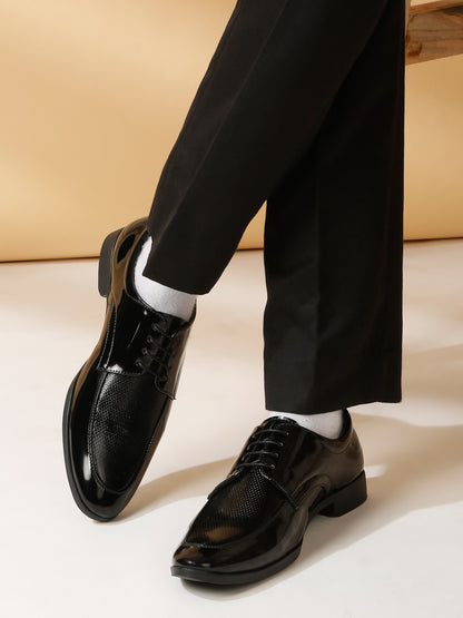 Kosher Black Color Lace-up Formal Shoes