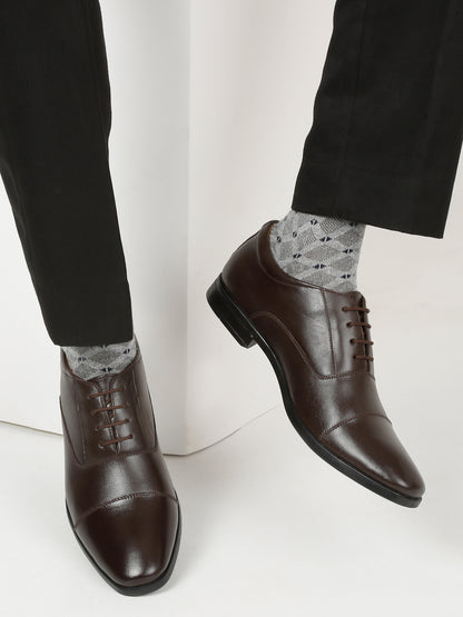 Kosher Brown Colour Lace-up Formal Shoes
