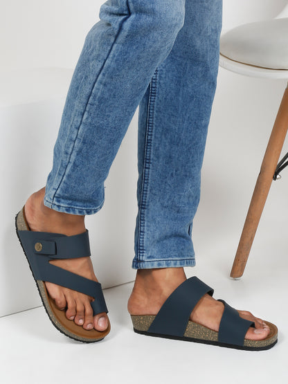 Kosher navy color casual slipper
