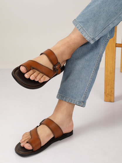 Kosher Tan Men's formal slipper