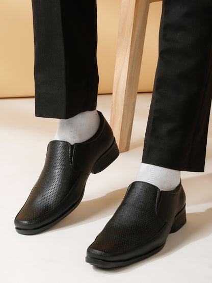 Kosher Black Color Slip-on Formal Shoes