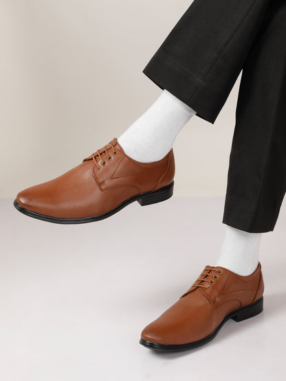 Kosher Tan Color Lace-up Formal Shoes