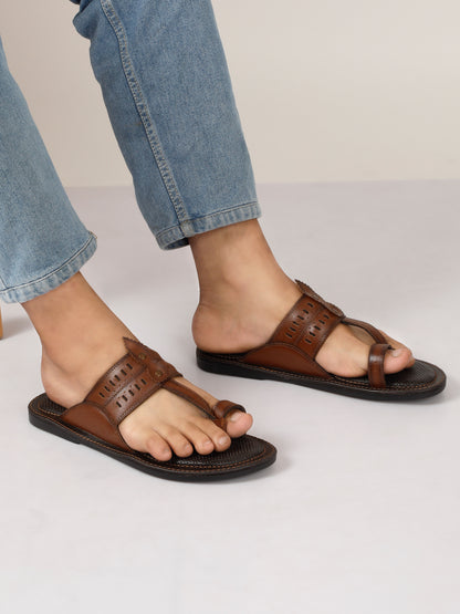 Kosher Tan Men's formal slipper