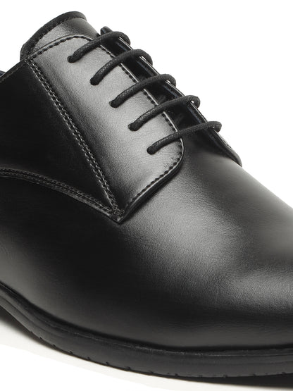 KOSHER Men’s Black Formal Shoes | Classic Lace-Up Derby Shoes
