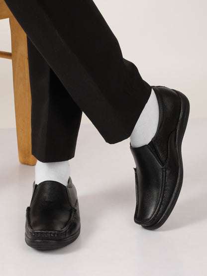 Kosher Black Color Lace-up Formal Shoes