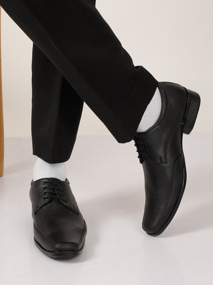 Kosher Black Color Lace-up Formal Shoes