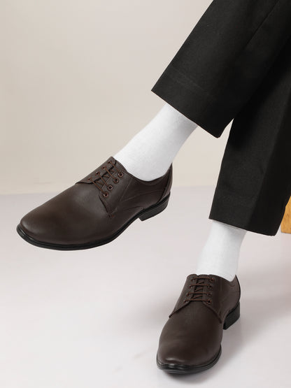 Kosher Brown Color Lace-up Formal Shoes