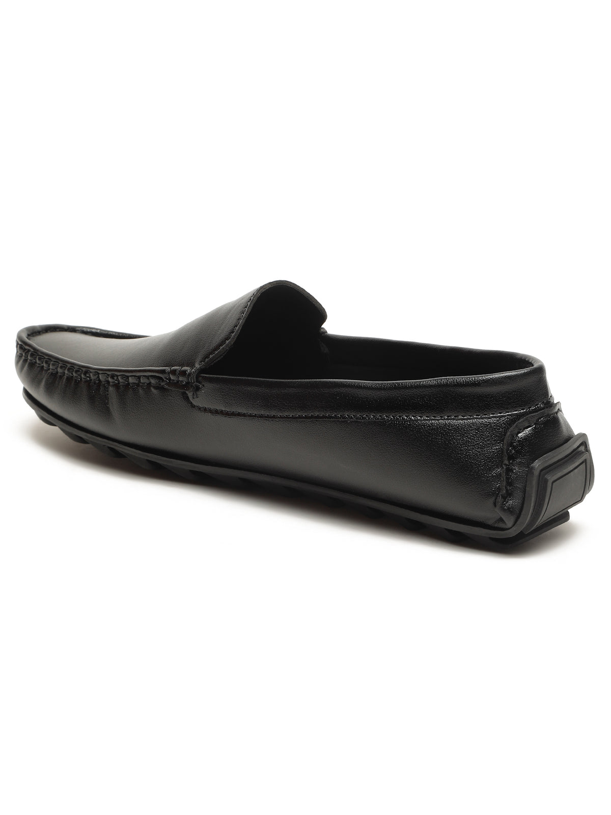 KOSHER Premium Black Synthetic Leather Driving Loafers for Men – Lightweight, Comfortable Slip-On