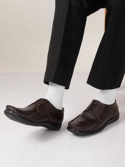 Kosher Brown Color Lace-up Formal Shoes