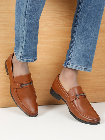 Kosher Tan Color Slip-on Formal Shoes