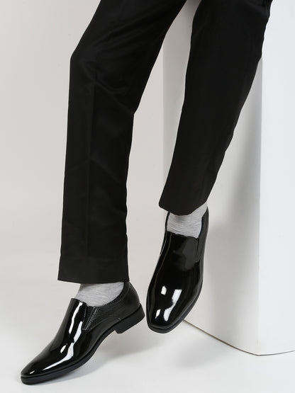 Kosher Black Color Slip-on Formal Shoes