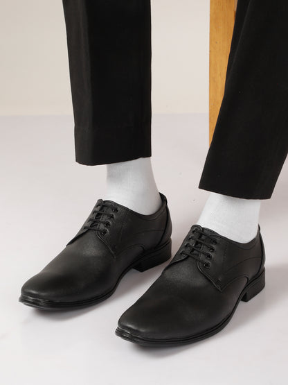Kosher Black Color Lace-up Formal Shoes