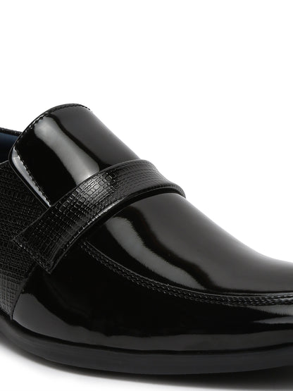 Kosher Black Color Men's Slip on Formal Shoes