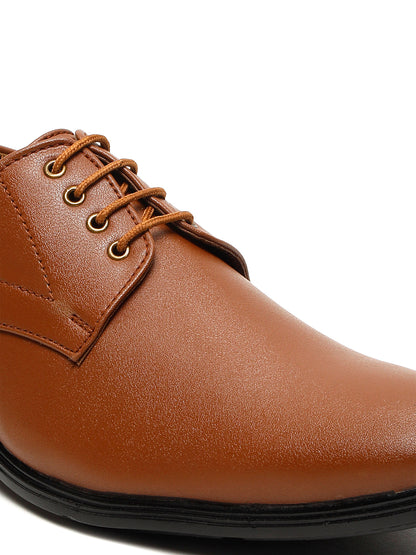 Kosher Tan Color Lace-up Formal Shoes