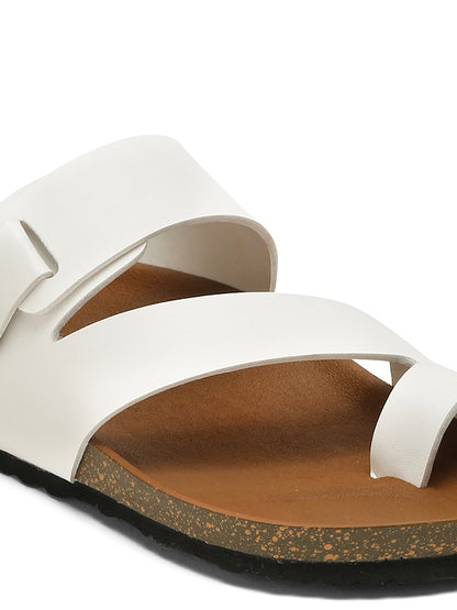 Kosher White Men's Casual Sandal