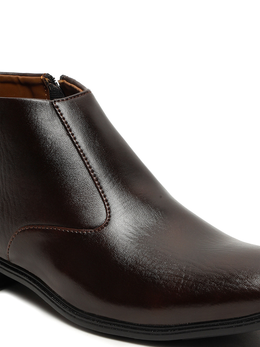 Kosher Brown color Slip-on Zip/Boot Shoes For Men