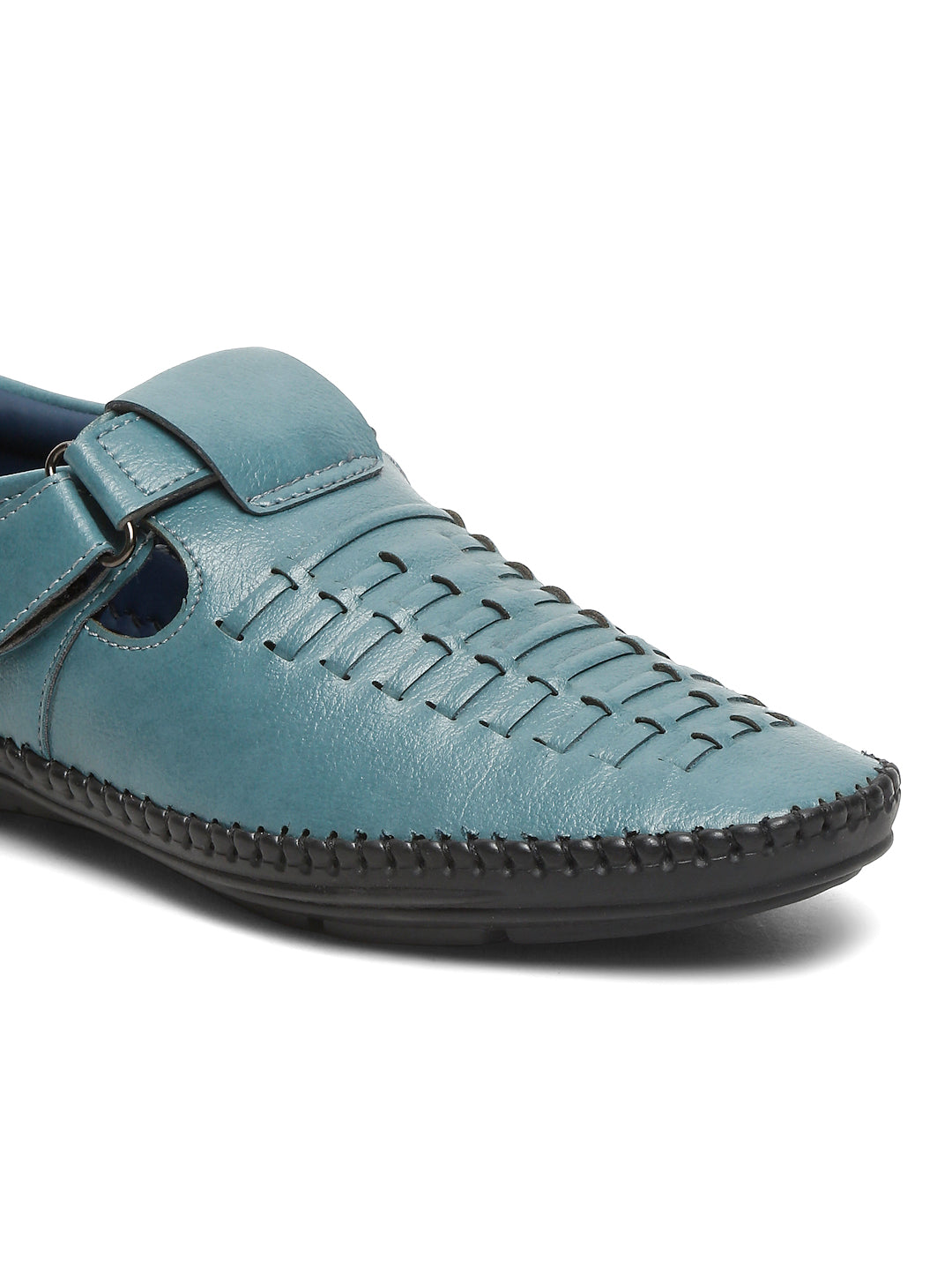 Kosher Blue Roman Faux Leather Men's Casual Sandal